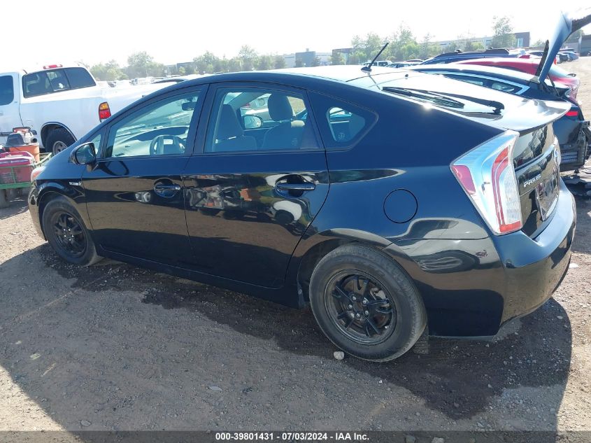 2015 Toyota Prius Two VIN: JTDKN3DU8F0434166 Lot: 39801431