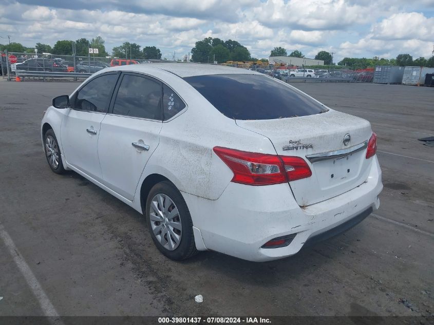 2016 Nissan Sentra S VIN: 3N1AB7APXGL683215 Lot: 39801437