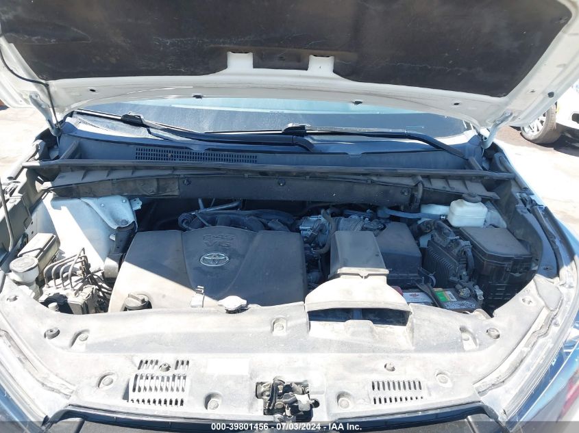 2019 Toyota Highlander Se/Xle VIN: 5TDKZRFH4KS349131 Lot: 39801456