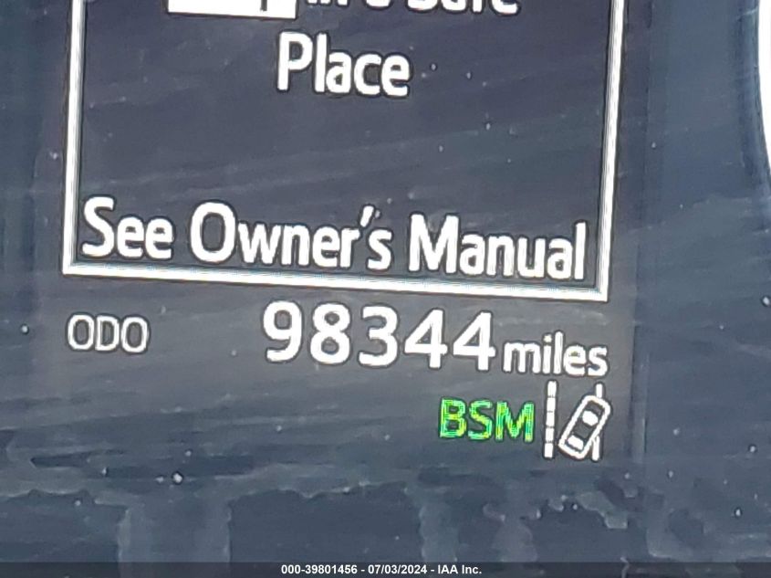 2019 Toyota Highlander Se/Xle VIN: 5TDKZRFH4KS349131 Lot: 39801456