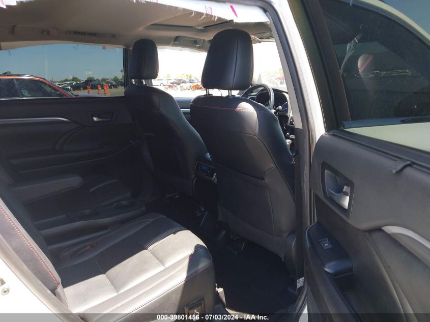 2019 Toyota Highlander Se/Xle VIN: 5TDKZRFH4KS349131 Lot: 39801456