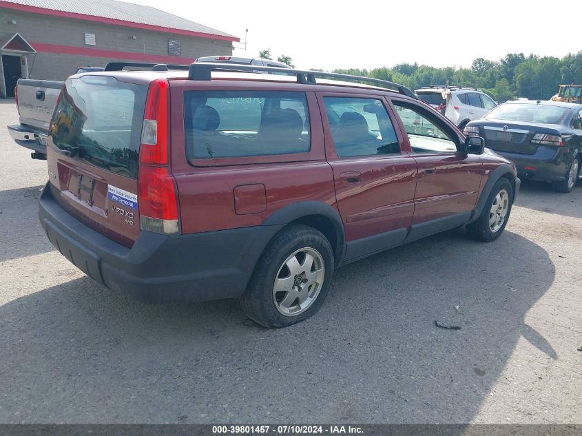 2001 Volvo V70 Xc VIN: YV1SZ58D911004931 Lot: 39801457