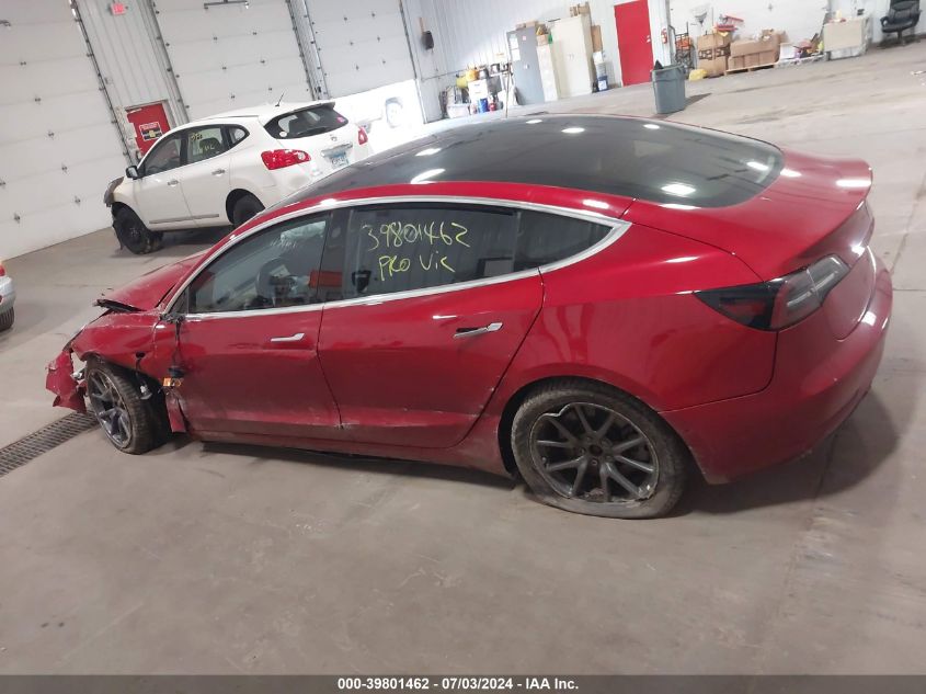 2018 Tesla Model 3 Long Range/Performance VIN: 5YJ3E1EB4JF087953 Lot: 39801462