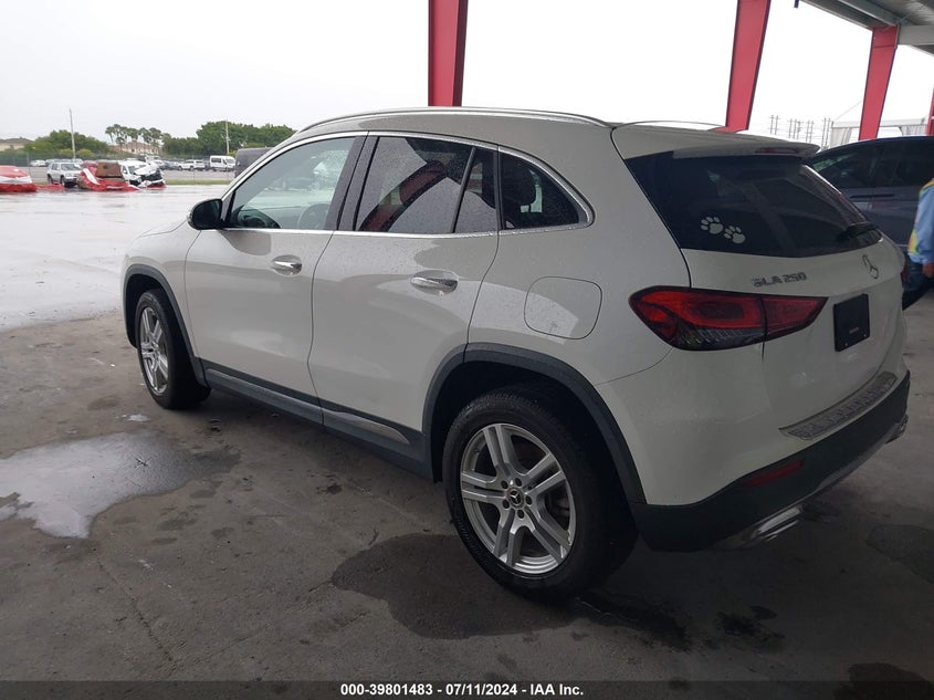 2021 Mercedes-Benz Gla 250 VIN: W1N4N4GB0MJ119662 Lot: 39801483