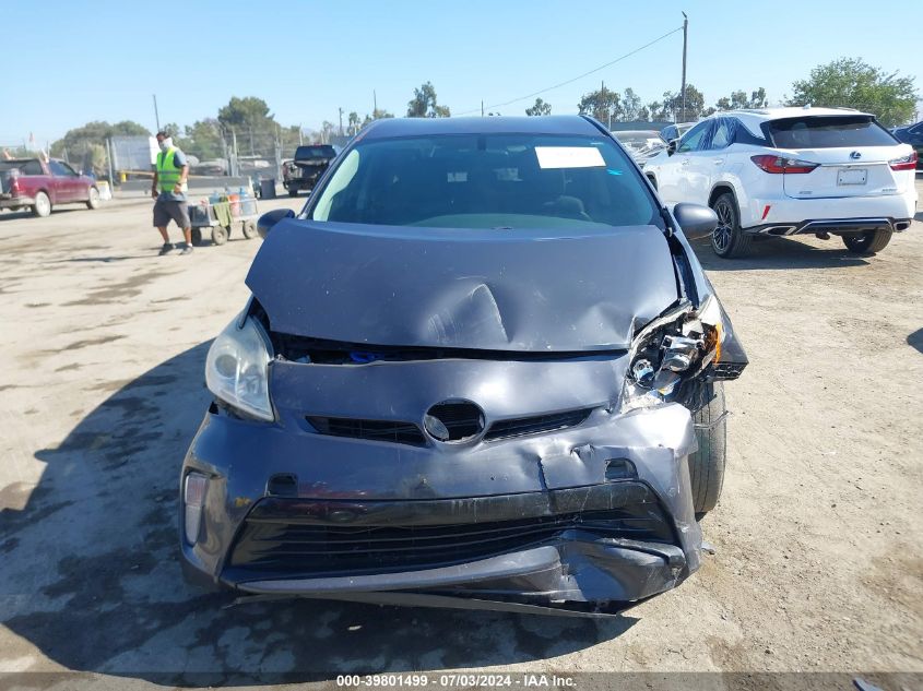 2012 Toyota Prius Three VIN: JTDKN3DU4C1556111 Lot: 39801499