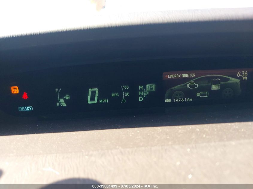 2012 Toyota Prius Three VIN: JTDKN3DU4C1556111 Lot: 39801499