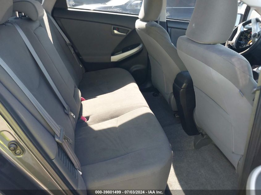 2012 Toyota Prius Three VIN: JTDKN3DU4C1556111 Lot: 39801499