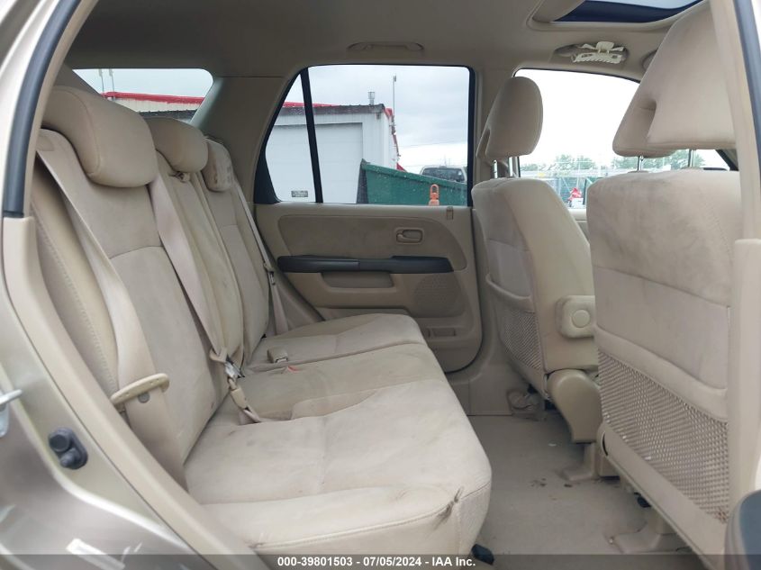 2005 Honda Cr-V Ex VIN: JHLRD78825C000718 Lot: 39801503