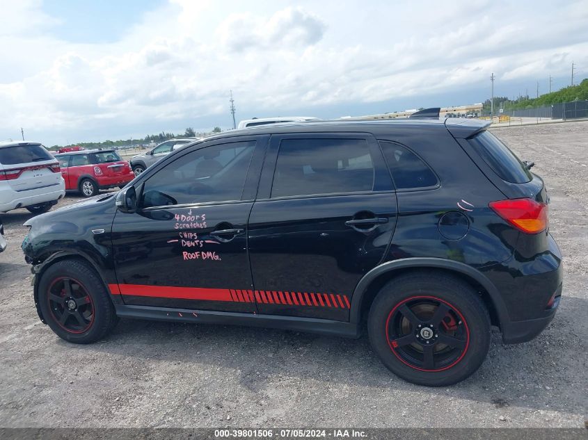 2019 Mitsubishi Outlander Sport 2.0 Es VIN: JA4AP3AU4KU034550 Lot: 39801506