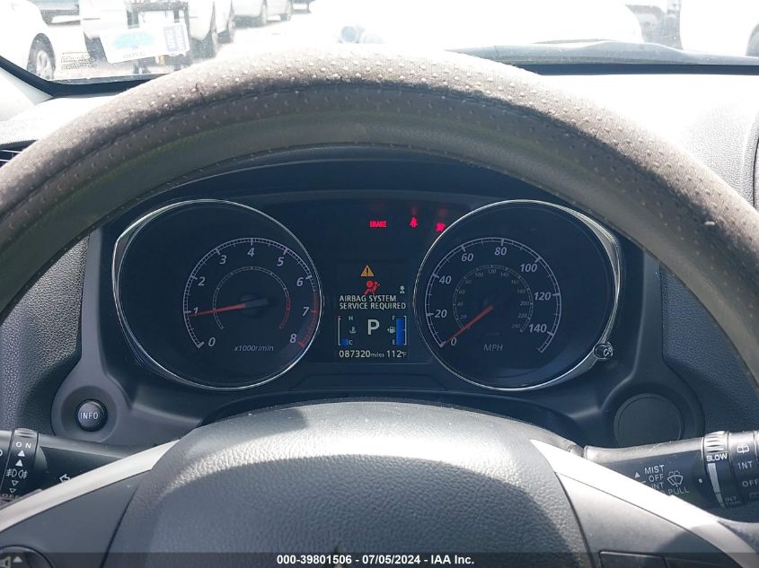 2019 Mitsubishi Outlander Sport 2.0 Es VIN: JA4AP3AU4KU034550 Lot: 39801506