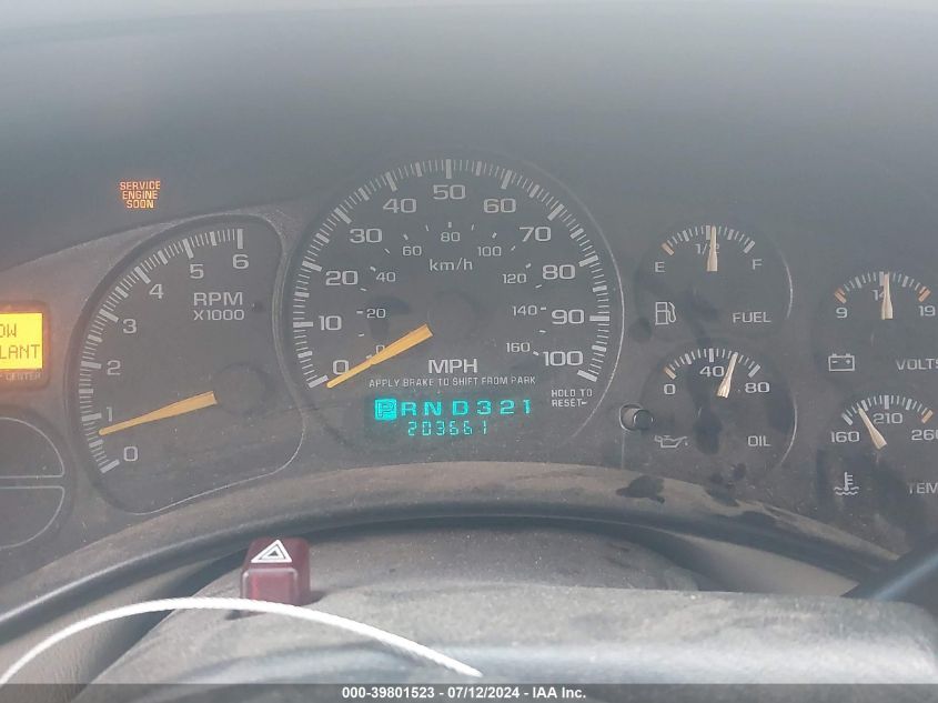 2000 Chevrolet Suburban 1500 Ls VIN: 3GNFK16T0YG198010 Lot: 39801523