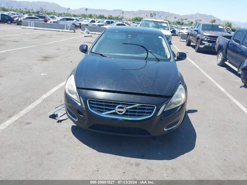 2012 Volvo S60 T5 VIN: YV1622FS0C2133546 Lot: 39801527