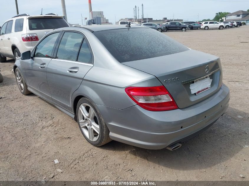 WDDGF5EB7BA417459 | 2011 MERCEDES-BENZ C 300