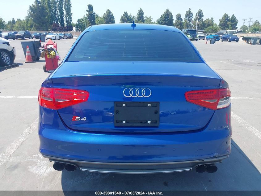 2015 Audi S4 3.0T Premium Plus VIN: WAUBGAFL9FA005760 Lot: 39801540