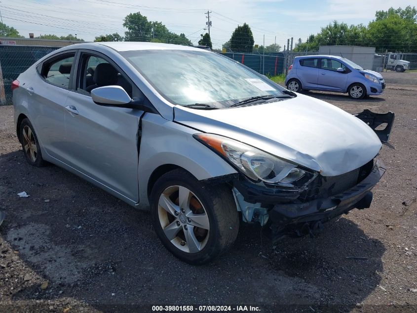 2013 Hyundai Elantra Gls VIN: 5NPDH4AE6DH252596 Lot: 39801558