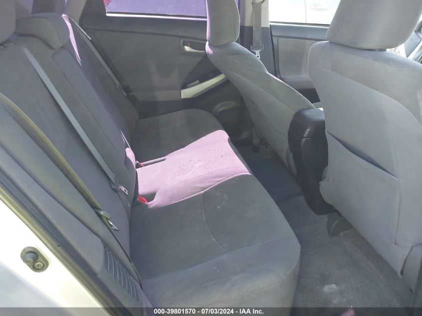 2013 Toyota Prius Two VIN: JTDKN3DUXD1707132 Lot: 39801570