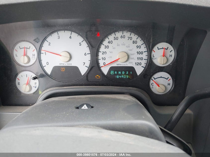 2008 Dodge Ram 1500 Slt VIN: 1D7HA18N08S604269 Lot: 39801576