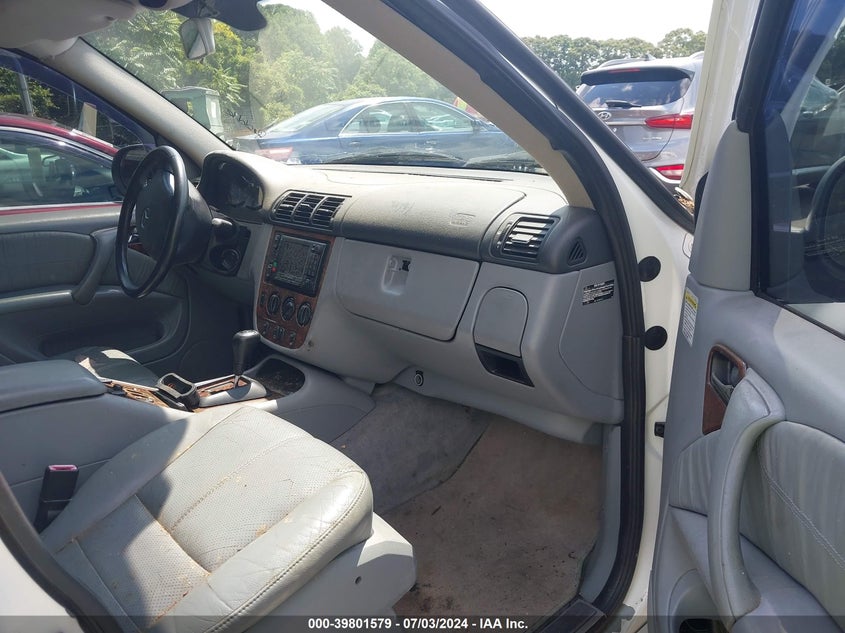2001 Mercedes-Benz Ml 320 VIN: 4JGAB54E31A224274 Lot: 39801579