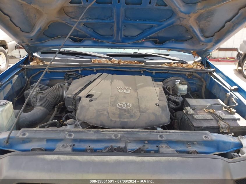 2010 Toyota Tacoma Prerunner V6 VIN: 5TEKU4HN1AZ681792 Lot: 39801591