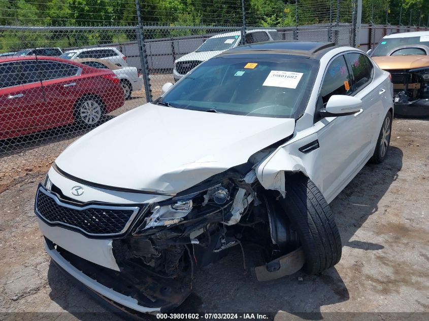 2012 Kia Optima Sx VIN: 5XXGR4A60CG052083 Lot: 39801602