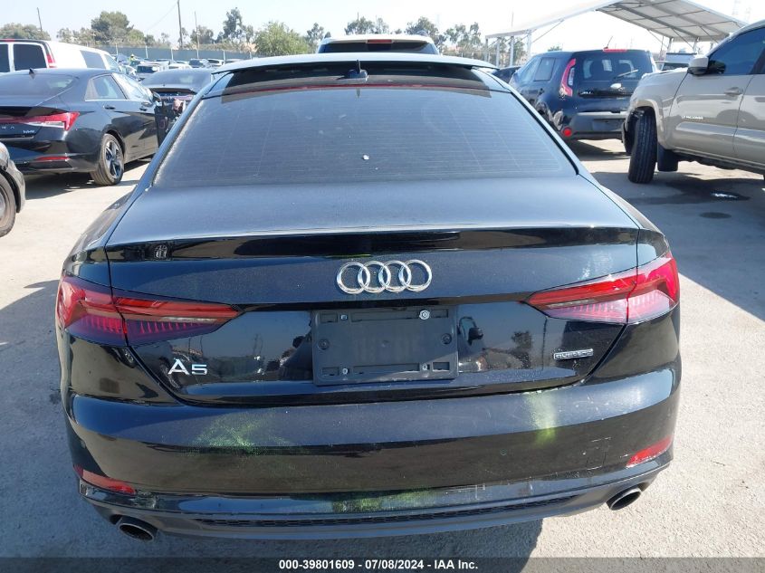 2019 Audi A5 45 Premium VIN: WAUTNAF58KA018179 Lot: 39801609