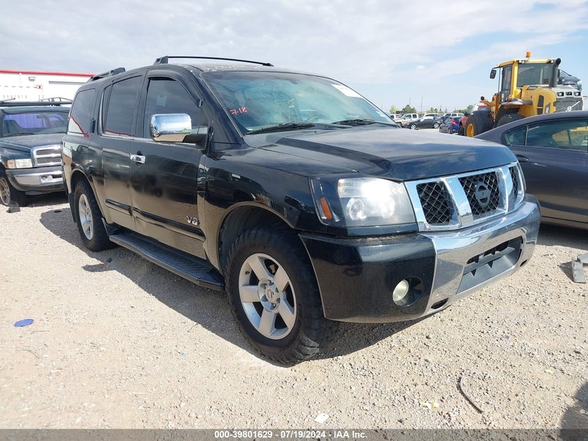 2005 Nissan Armada Se VIN: 5N1AA08A45N734676 Lot: 39801629