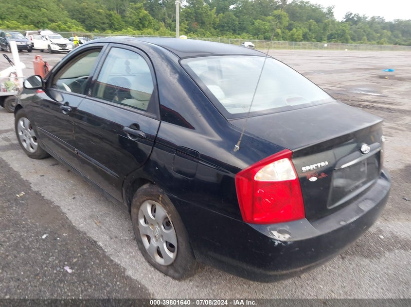 2006 Kia Spectra Ex/Lx/Sx VIN: KNAFE121665241982 Lot: 39801640