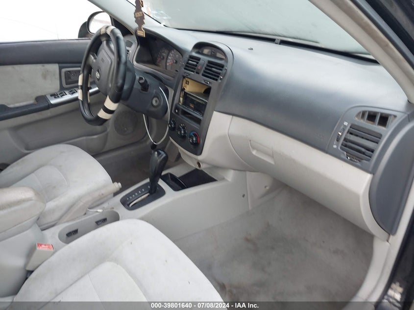 2006 Kia Spectra Ex/Lx/Sx VIN: KNAFE121665241982 Lot: 39801640