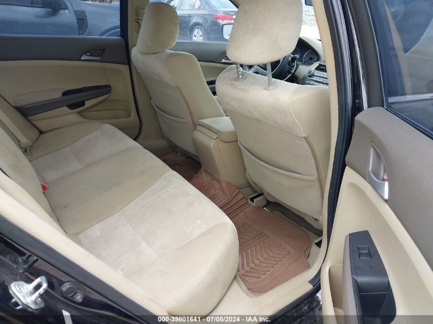 2010 Honda Accord 2.4 Lx VIN: 1HGCP2F38AA011864 Lot: 39801641