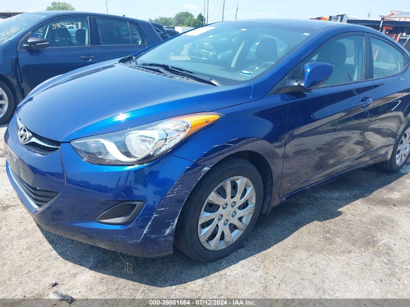 2013 Hyundai Elantra Gls VIN: KMHDH4AE0DU564978 Lot: 39801664