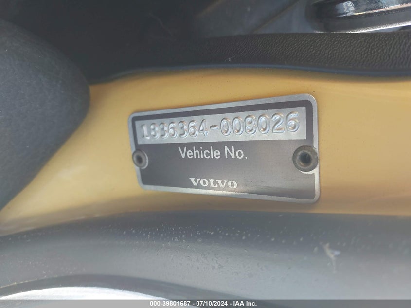 1973 Volvo P1800Es VIN: 1836364008026 Lot: 39801687