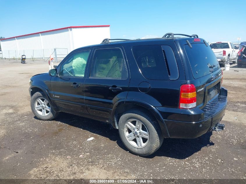 2006 Ford Escape Hybrid VIN: 1FMCU96H36KA20576 Lot: 39801699