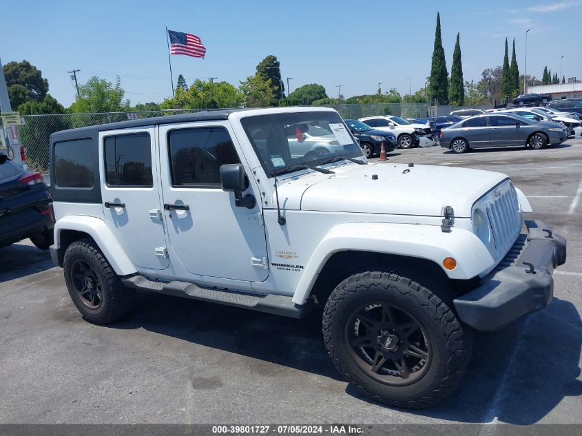 2014 Jeep Wrangler Unlimited Sahara VIN: 1C4BJWEG2EL286065 Lot: 39801727