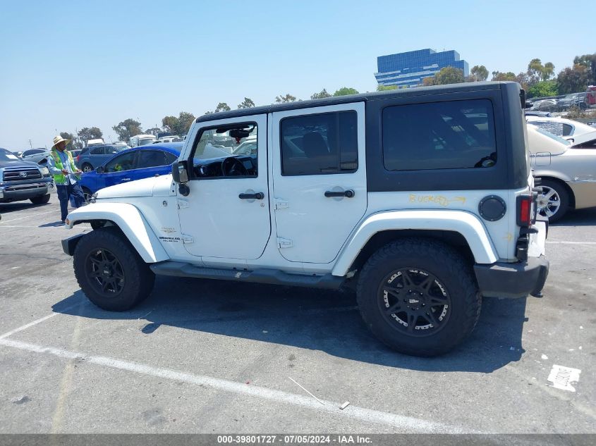 2014 Jeep Wrangler Unlimited Sahara VIN: 1C4BJWEG2EL286065 Lot: 39801727