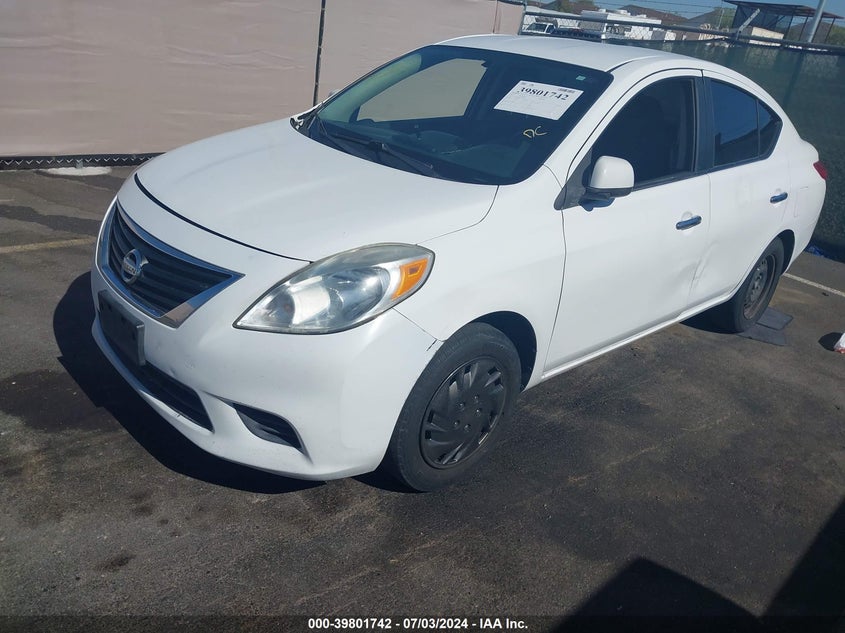 2012 Nissan Versa 1.6 Sv VIN: 3N1CN7AP8CL873136 Lot: 39801742