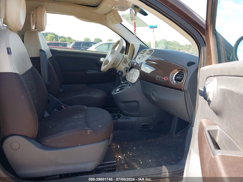 2012 Fiat 500 Pop VIN: 3C3CFFDR0CT370299 Lot: 39801745