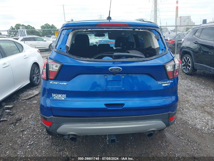 2017 Ford Escape Titanium VIN: 1FMCU9J95HUE75114 Lot: 39801748