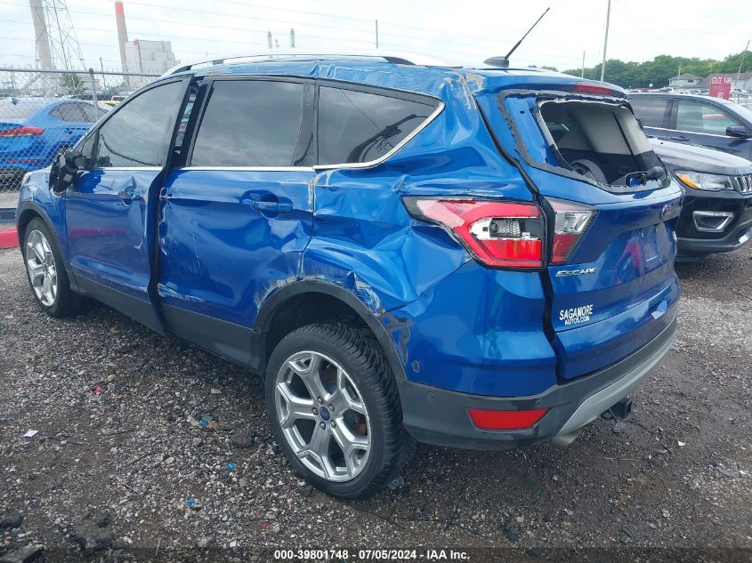 2017 Ford Escape Titanium VIN: 1FMCU9J95HUE75114 Lot: 39801748