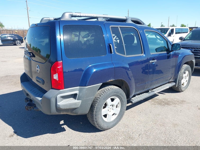 2007 Nissan Xterra S VIN: 5N1AN08W27C522602 Lot: 39801767