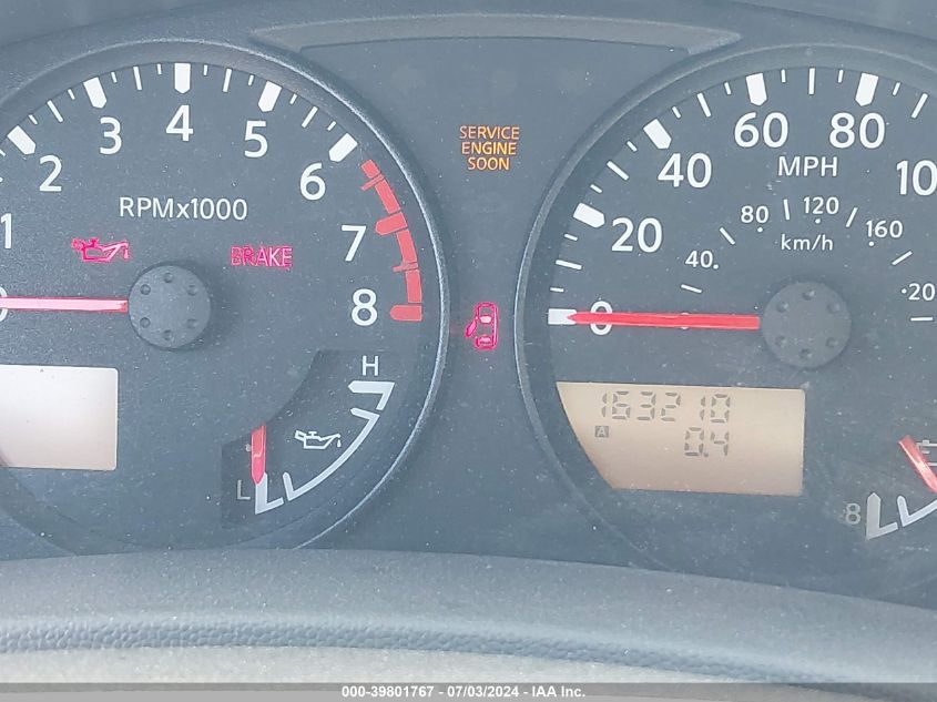 2007 Nissan Xterra S VIN: 5N1AN08W27C522602 Lot: 39801767