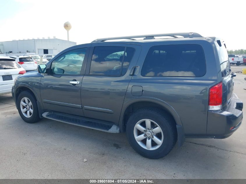 2011 Nissan Armada Sv VIN: 5N1BA0ND3BN610655 Lot: 39801804