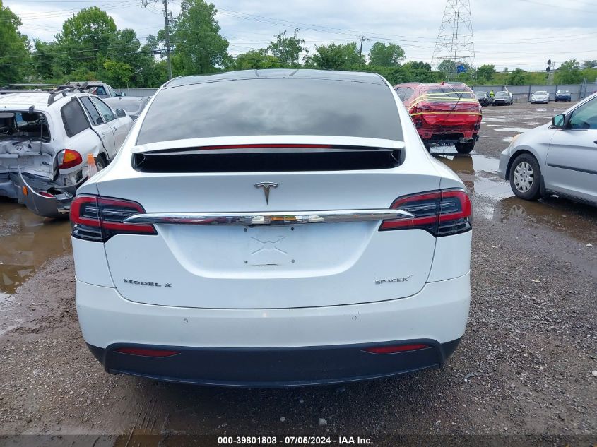 2016 Tesla Model X 60D/70D/75D/90D/P100D VIN: 5YJXCBE2XGF016584 Lot: 39801808