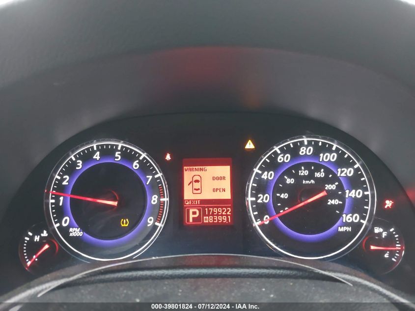 2009 Infiniti G37 X VIN: JNKCD61F59M355884 Lot: 39801824