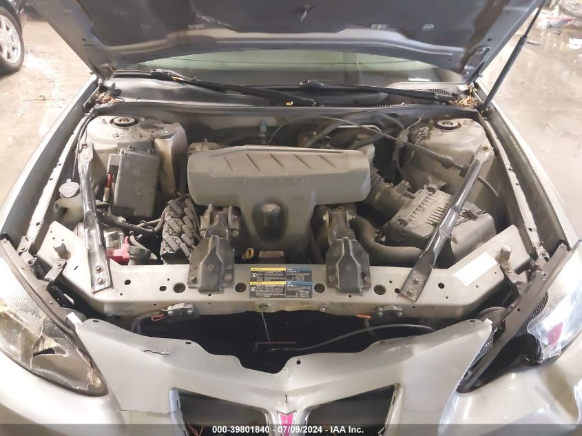 2008 Pontiac Grand Prix VIN: 2G2WP552981100261 Lot: 39801840