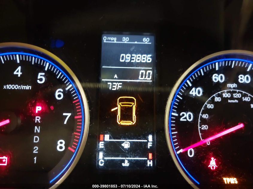 2009 Honda Cr-V Ex-L VIN: 5J6RE48789L069204 Lot: 39801853