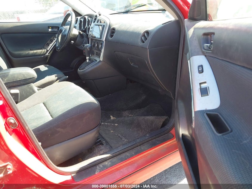 2007 Toyota Matrix Xr VIN: 2T1KR32E37C625002 Lot: 39801855