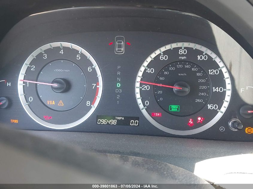 2009 Honda Accord 3.5 Ex-L VIN: 1HGCP36889A005057 Lot: 39801863