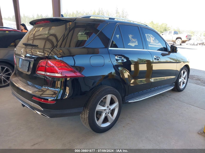 2017 Mercedes-Benz Gle 350 4Matic VIN: 4JGDA5HB4HA839958 Lot: 39801877