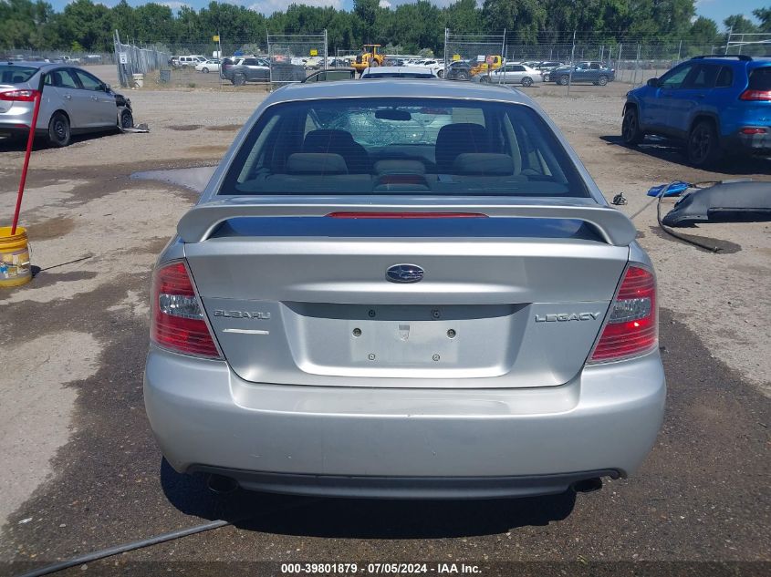 2007 Subaru Legacy 2.5I VIN: 4S3BL616X77204926 Lot: 39801879