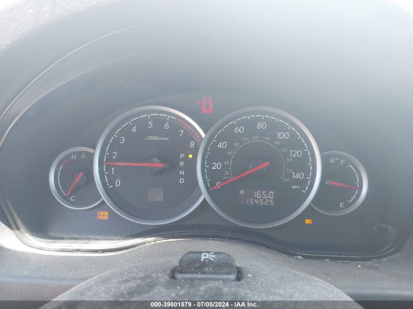 2007 Subaru Legacy 2.5I VIN: 4S3BL616X77204926 Lot: 39801879